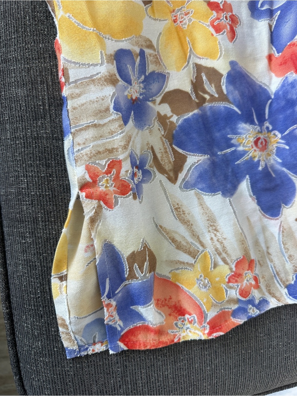 Alfred Dunner Multicolor Floral Button-Front Shirt Size 18 - Picture 9 of 12